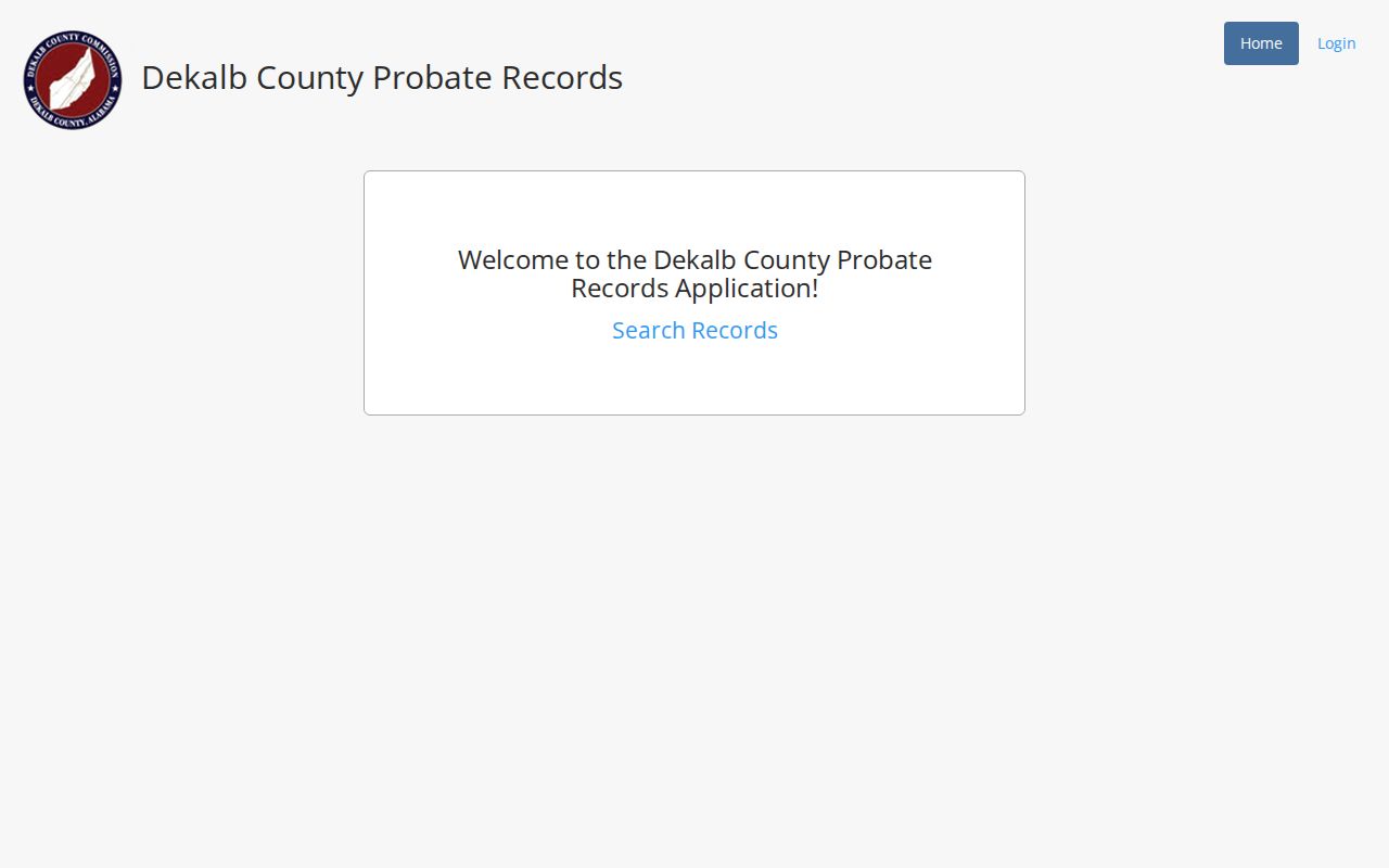DeKalb County court dockets Probate Records app