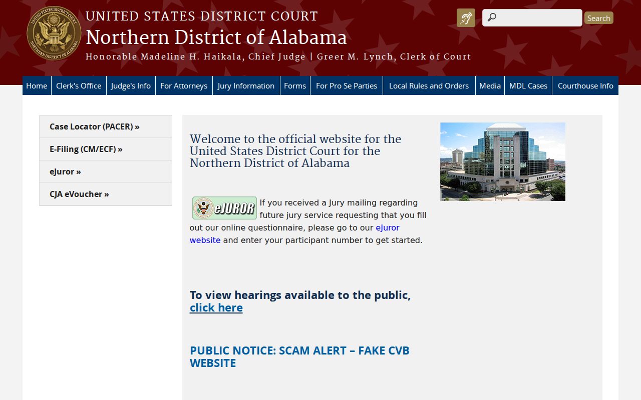 DeKalb County criminal court records Northern District federal court