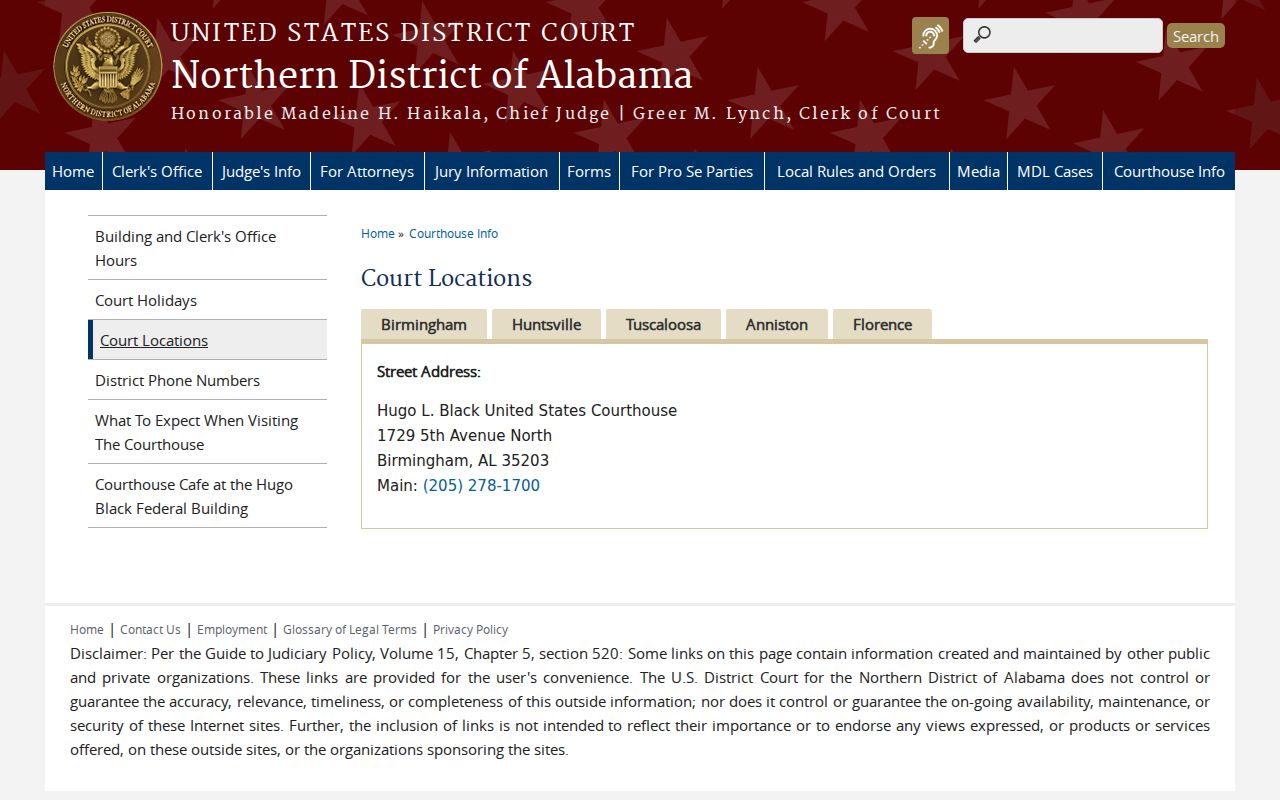 DeKalb County criminal court records federal courthouse locations