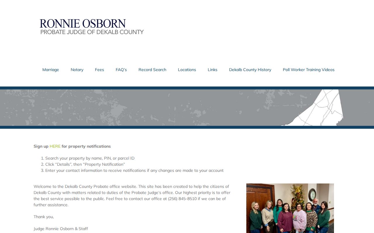 DeKalb County probate records Probate Judge homepage